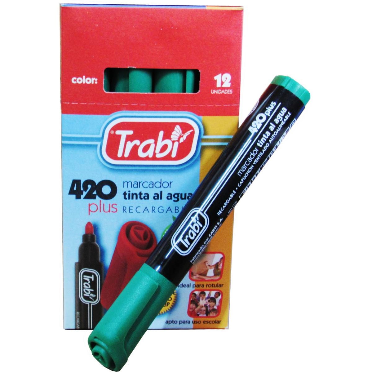 Imagen ilustrativa de Marcador Trabi 420 verde