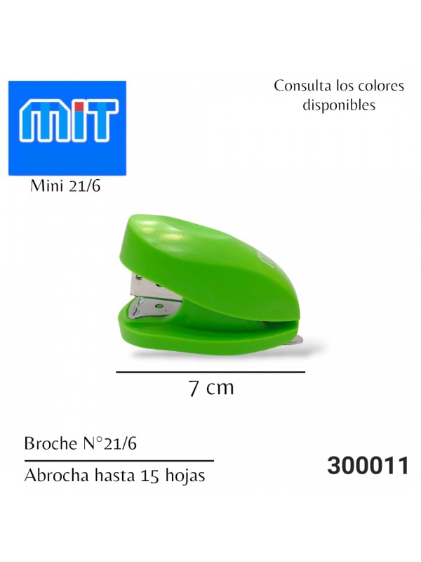 Imagen ilustrativa de ABROCHADORA MIT MINI 21/6 PINTADA (242)