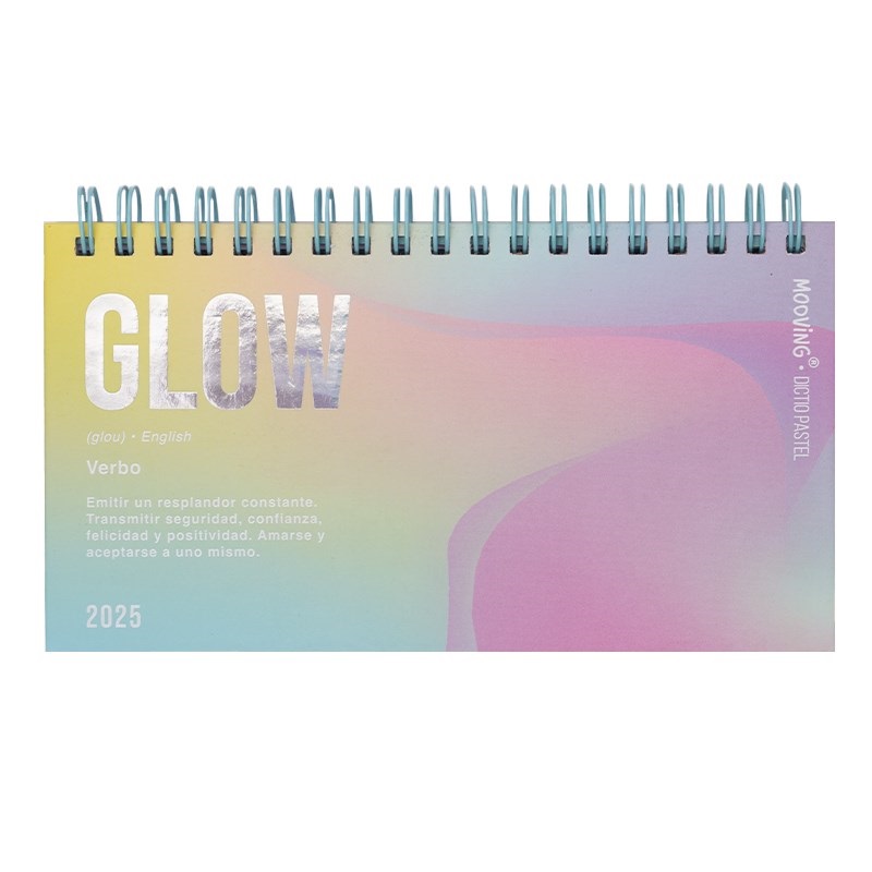 Imagen ilustrativa de Agenda movving pocket c/esp pastel 2025 semanal