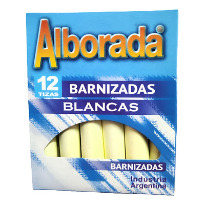 Imagen ilustrativa de Tiza Alborada blanca x 12 un