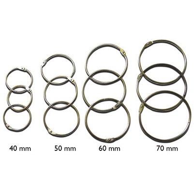 Imagen ilustrativa de Aros p/carpeta  70mm bolsa x 25 un