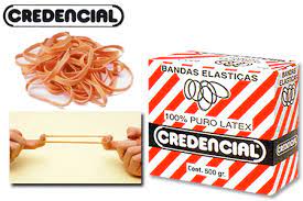 Imagen ilustrativa de Bandas elasticas Credencial caja x 500 grs