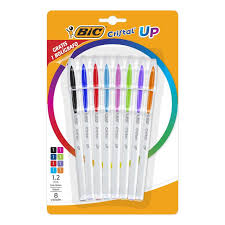 Imagen ilustrativa de BOLIGRAFO BIC CRISTAL UP BLISTER x 7+1 U.