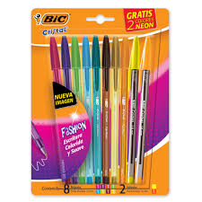 Imagen ilustrativa de BOLIGRAFO BIC 1.6 MM INTENSO x10 SURTIDO