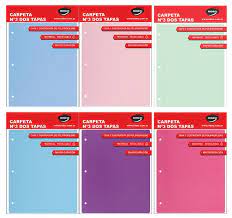 Imagen ilustrativa de Carpeta c/cordon N°3 Rideo matt pastel 2803