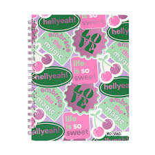 Imagen ilustrativa de CUADERNO MOOVING 1205267 16X21 ESP T/D 80 HJS PINK
