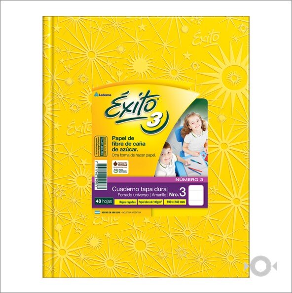 Imagen ilustrativa de CUADERNO EXITO 19x24 E3 ARAÑA T/D. 48 H =