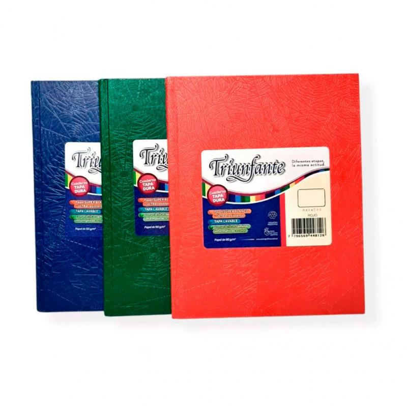 Imagen ilustrativa de Cuaderno Triunfante forrado TD 96 h cuadriculado