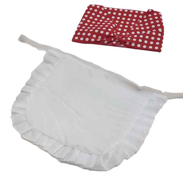 Imagen ilustrativa de Delantal Tela Cotillon Negrita/Paisana