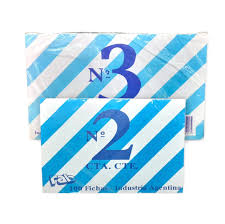 Imagen ilustrativa de Fichas Mil28 rayadas N° 2 paq x 100