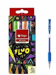 Imagen ilustrativa de Boligrafo Filgo Pop Gel x 6 un Fluo