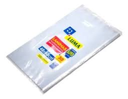 Imagen ilustrativa de LAMINAS PLAST LUMA TRANSP 48x60 BOLSA x50 U.
