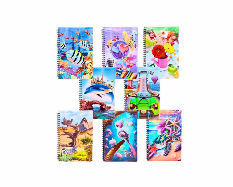 Imagen ilustrativa de CUADERNO COLOURS 3D 70hjs = c/espiral