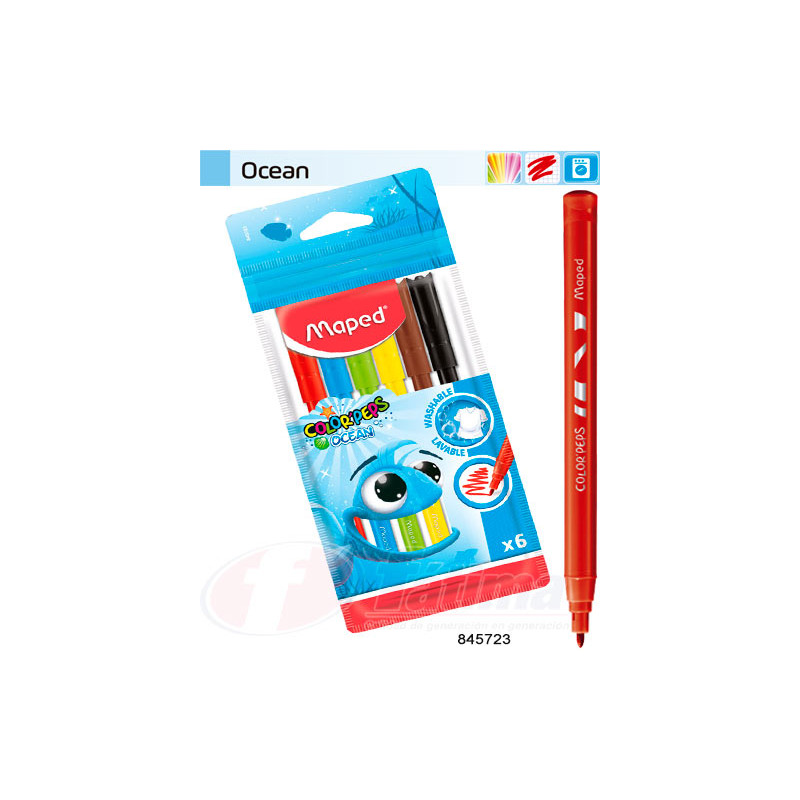 Imagen ilustrativa de Marcadores Maped Cosmic x 6 Ref: 845442