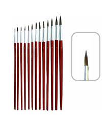 Imagen ilustrativa de PINCEL OLAMI ESCOLAR Nº 3 x 12 U. REDONDO PONY