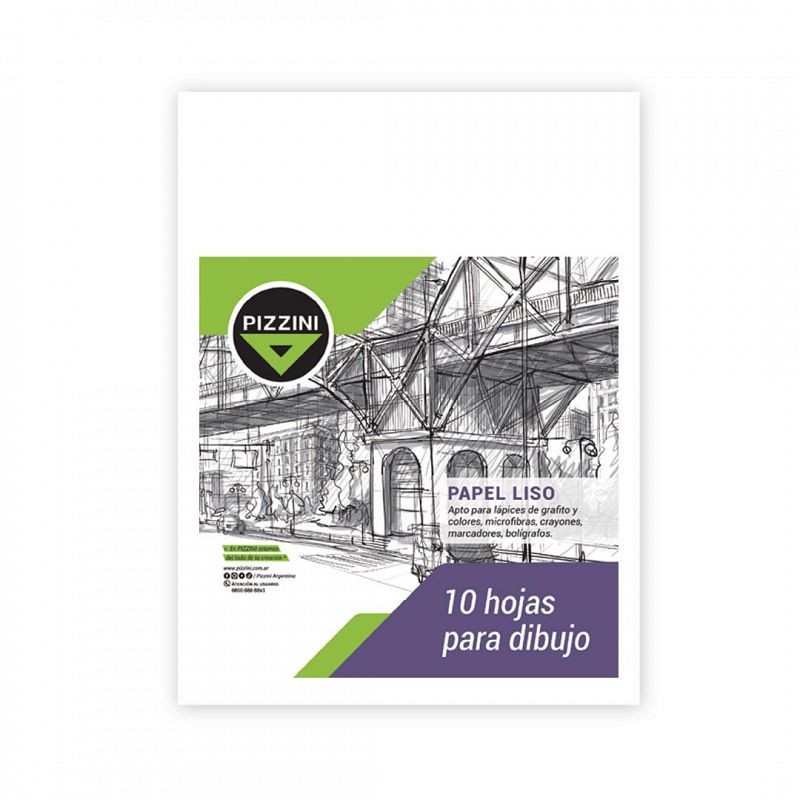 Imagen ilustrativa de Papel Pizzini A4  paq x 10 unid