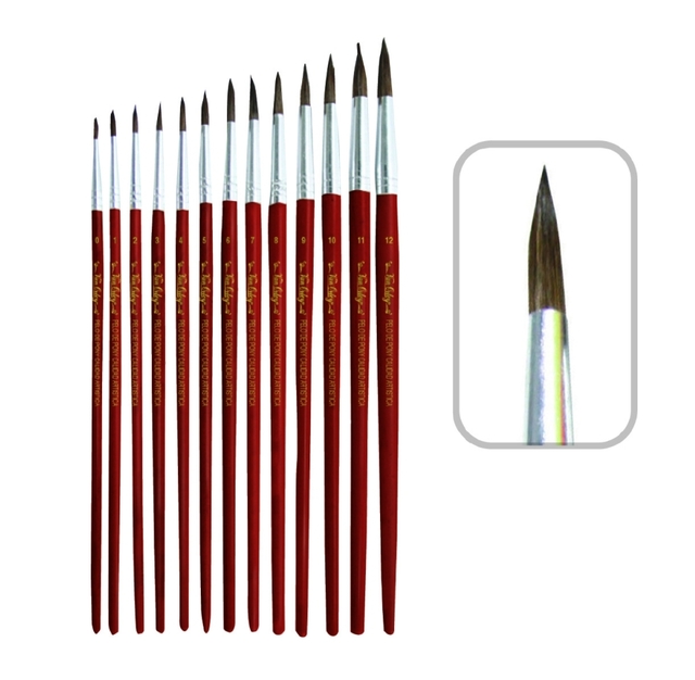 Imagen ilustrativa de Pincel Van Orley redondo Nº 5 paq x 12 unid