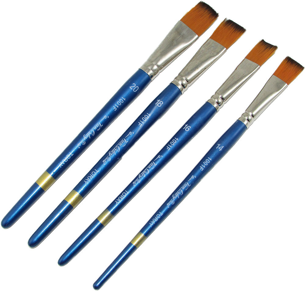 Imagen ilustrativa de Pincel Casan 888 Nº 1/4 square comber toray oro