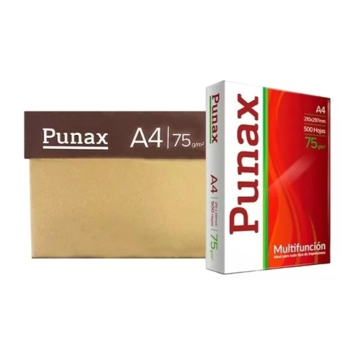 Imagen ilustrativa de PAPEL RESMA PUNAX A4  75 GRS UNIDAD
