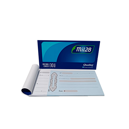 Imagen ilustrativa de Recibo Mil28 chico x30 hjs