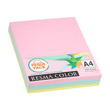 Imagen ilustrativa de PAPEL RESMA A4 75 GS 100hjs COLOR