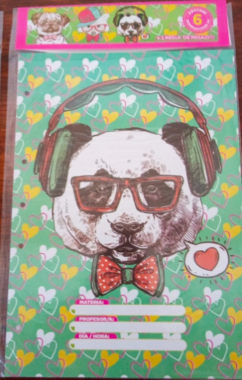 Imagen ilustrativa de Separador cartulina 5 posiciones A4/carta color