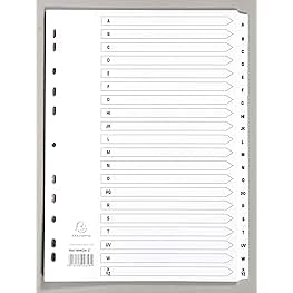 Imagen ilustrativa de Indice Lands plastico A4 Alfabetico /A-Z