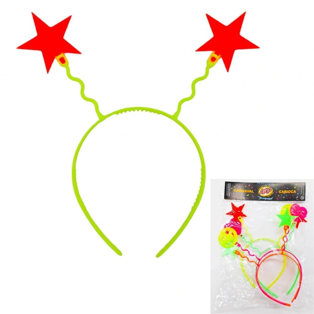 Imagen ilustrativa de VINCHA PLASTICA ESTRELLA x 4