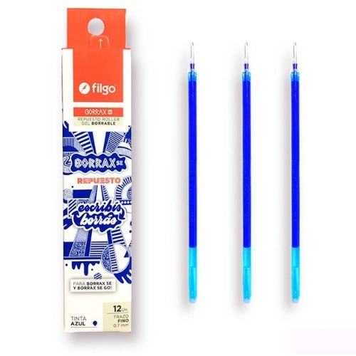 Imagen ilustrativa de Repuesto Filgo Borrax SE gel azul 0.7mm caja x 12