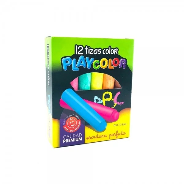 Imagen ilustrativa de Tiza Playcolor color x 12 un