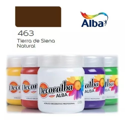 Imagen ilustrativa de Decoralba Acrílico pote 200 ml colores varios