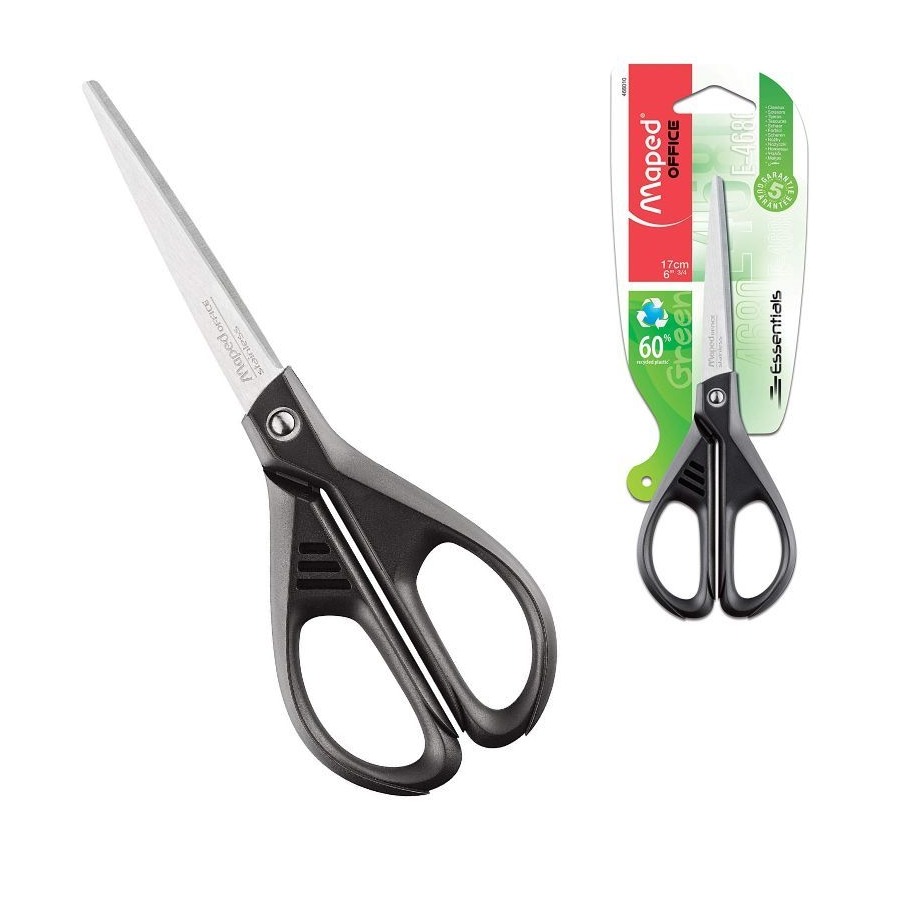 Imagen ilustrativa de Tijera Maped Essential Green 17 Cm 468010