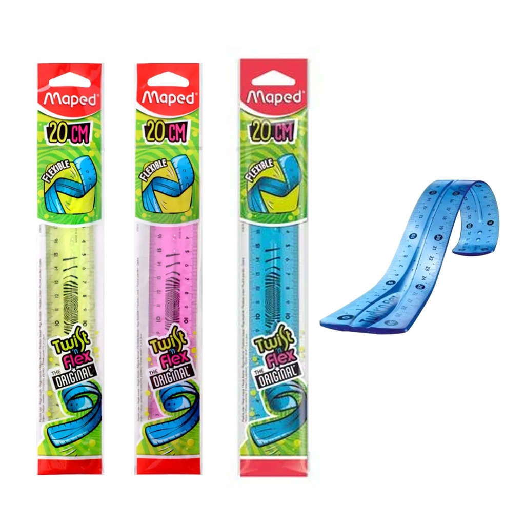 Imagen ilustrativa de Regla escolar Maped Twist`n Flex Decor 20 cm
