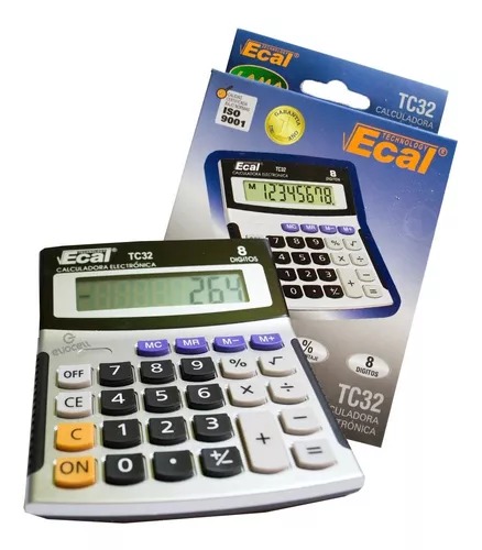Imagen ilustrativa de Calculadora Ecal TC32 8 Digitos
