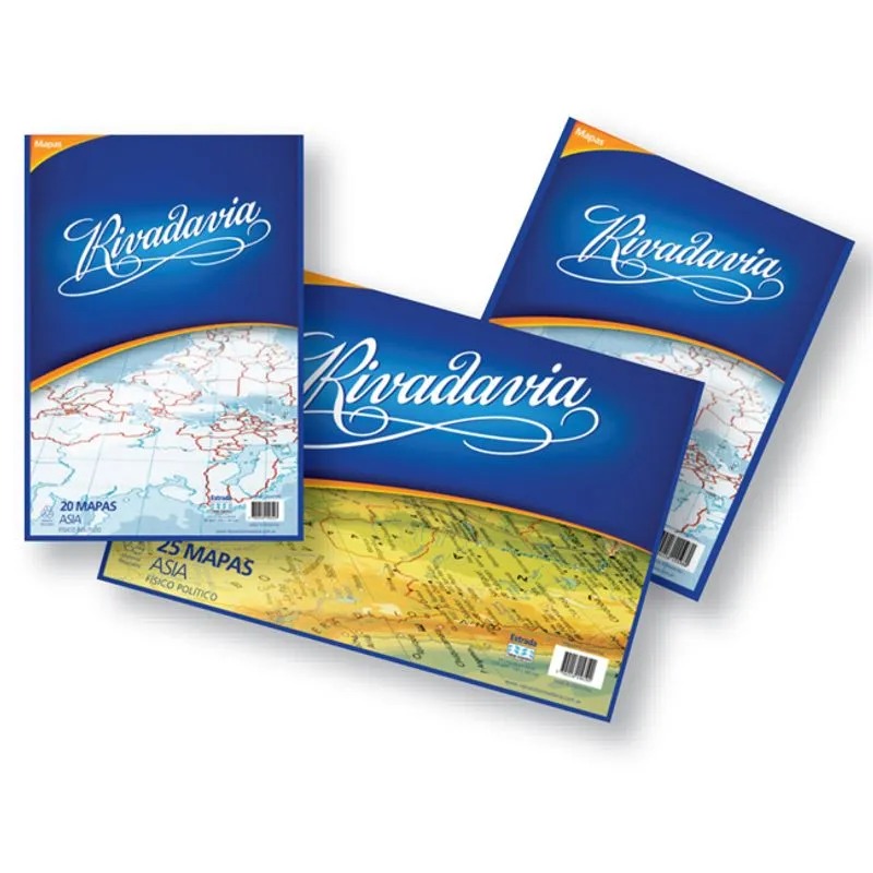 Imagen ilustrativa de Mapa Rivadavia N°6 politi/fisico block 25 hjs