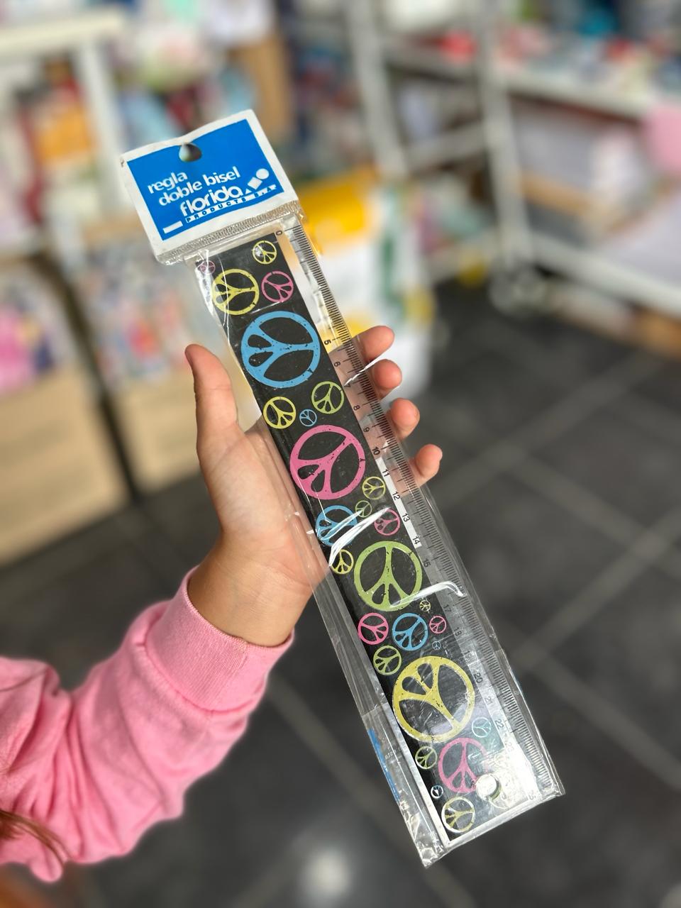 Imagen ilustrativa de Regla florida 25cm