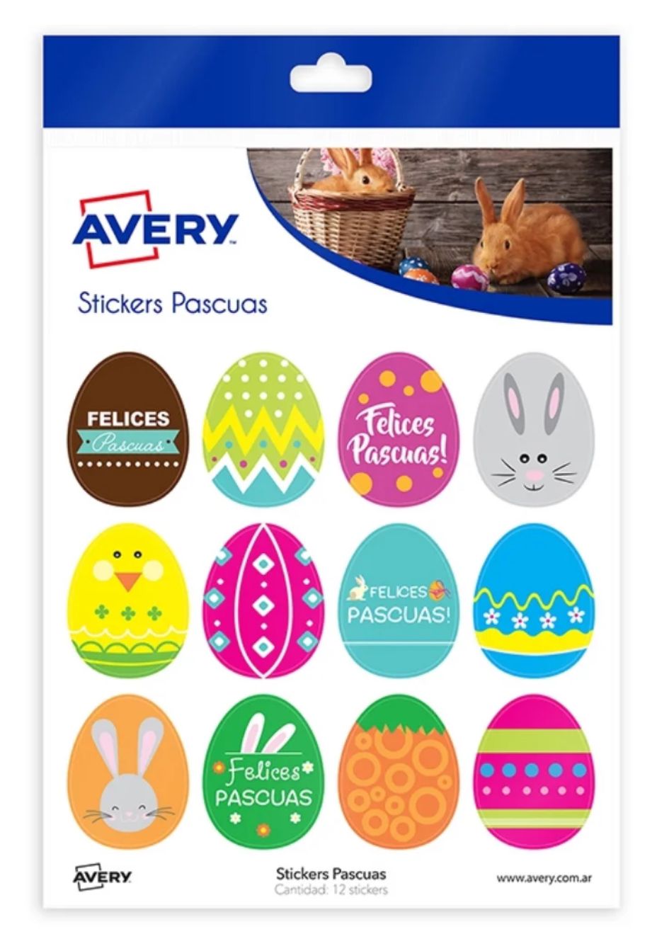 Imagen ilustrativa de Etiquetas Avery Pascuas x 12 stikers